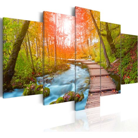 Tableau Imprimé "By the Riverside" 50 x 100 cm (1/2)