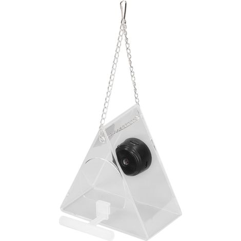 Mangeoire à oiseaux intelligente avec caméra, vision nocturne détachable, connexion à distance et caméra HD 720p. (1/5)