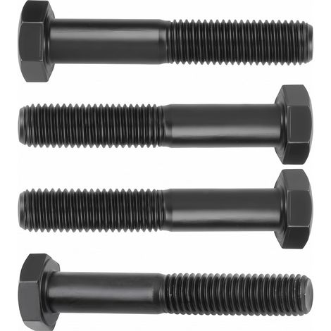 4 Vis De Lame De Tondeuse 3/8" 24 UNF 50,8mm Boulon pour Tracteur À Gazon Lot de 4 vis de lame de tondeuse en acier haute résistance, 3/8" 24 UNF (9,5x50,8mm). Fixation stable. (1/5)