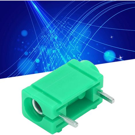 J.40024 4mm spezielle Panelhalterung für seitlich montierte Leiterplatten, Halterung für PCB-Bananenstecker, verkauft in 5er-Packs, grün. (1/5)