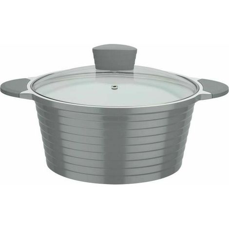 GSW Bolero Graue Gusseisen-Topf 28 cm Aluminium