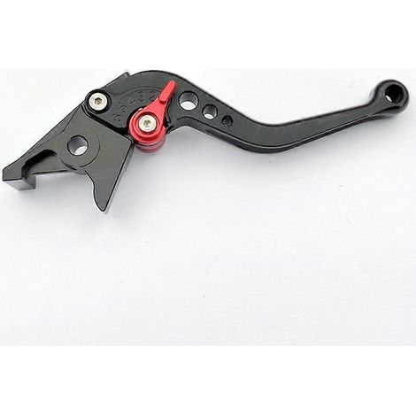 Convient pour la moto BMW C650GT, poignée de frein à main droite modifiée en alliage d'aluminium, accessoires de levier de klaxon (1 poignée courte noire) (1/5)