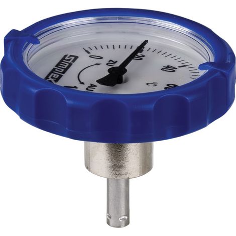 Thermometergriff Blau für DN20 -50