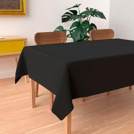 Nappe noire antitache et infroissable, 137 x 274 cm