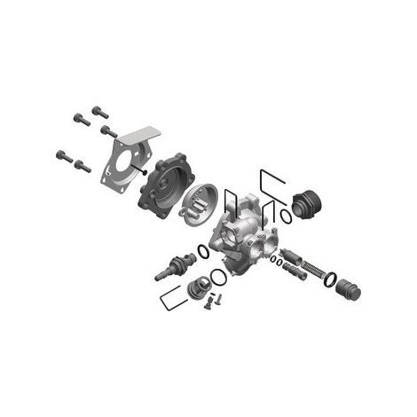 Robinet d´eau (Membrane ovale) (noir)- BOSCH - 8738728064