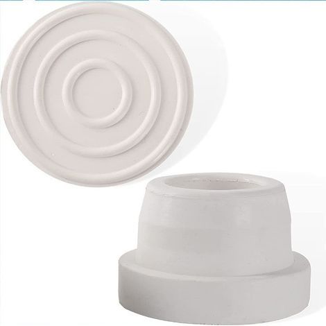 Schwimmbadleiter-Flankenschutz, Schwimmbadleiter-Polster, Gummi-Schwimmbadleiter-Flankenschutz, weiße Schwimmbadleiter-Flankenschutz (4 Stück) (1/5)