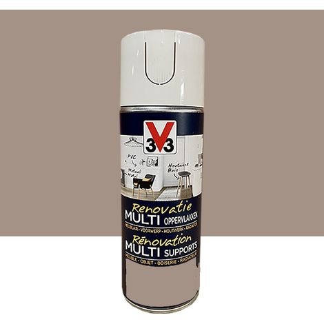 Bombe de peinture V33 Rénovation Multi-Supports Chanvre 0,4 L