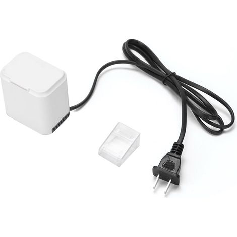 Aquarium 3 en 1 pour tortues en eau peu profonde : cascade, filtre silencieux, pompe de circulation submersible (prise CN 220 V) (1/5)