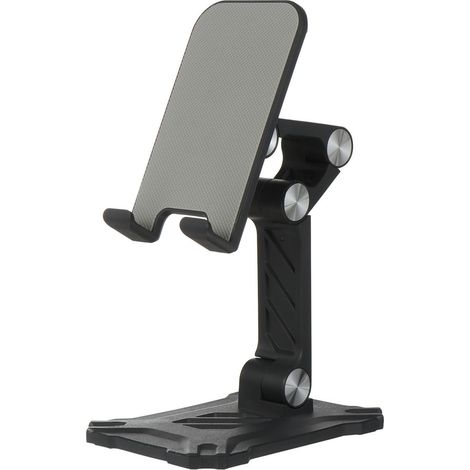 Support Téléphone Portable en Alliage Stable et Facile à Transporter pour Bureau ou Table Basse, Compatible Smartphones et Tablettes, Design Pliable et Réglable (1/5)