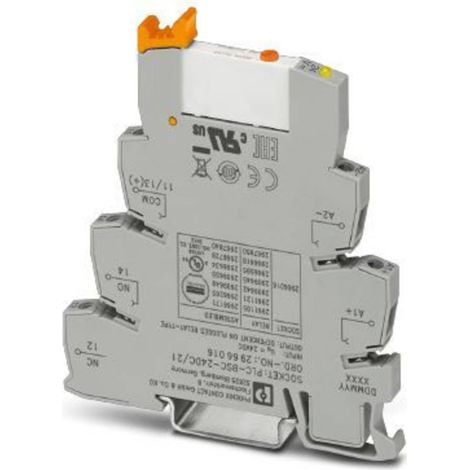 Phoenix Contact PLC-RSC- 24DC/21/MS Modulo relè Tensione nom.: 24 V/DC Corrente di commut. max.: 6 A 1 scambio 1 pz. (1/4)