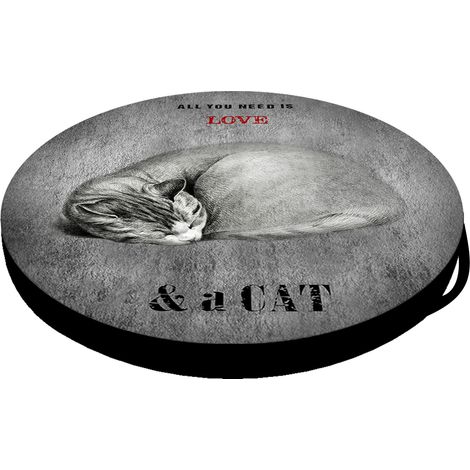 Cama para gatos / Colchón de espuma elástica Ring 55 cm Gato durmiendo (1/2)
