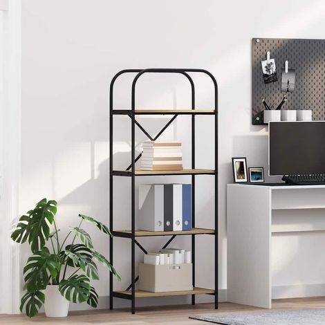 Bücherregal Sonoma-Eiche 60 x 30 x 146 cm Holzwerkstoff (1/5)