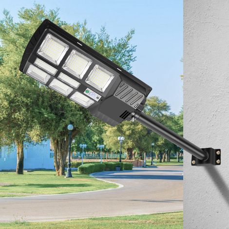 SWANEW 4 PCS luci solari da 300 W con sensore di movimento e modalità remota, luci solari da esterno da 600 lm (1/5)