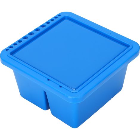 Bac de Peinture Artistique avec Porte-Pinceaux, Plateau de Mélange Carré pour Artistes (1/5)