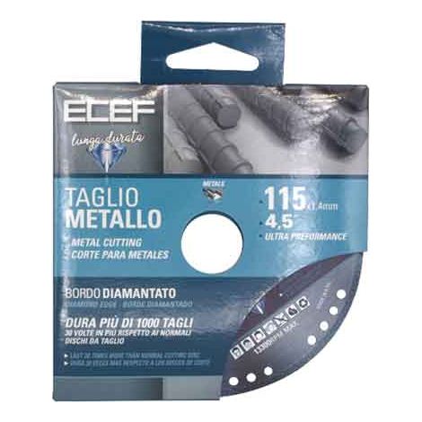 DISCO DIAMANTATO PER FERRO Ø 115 mm - ECEF
