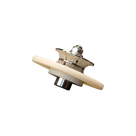 Diam Industries – Meule de façonnage H:22mm profil demi-rond pour meuleuse – Pour grès cérame, granit et marbre – Exécution rapide