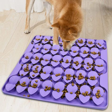 Alfombrilla olfativa de silicona para perros, para comer despacio y reducir el estrés. (1/5)