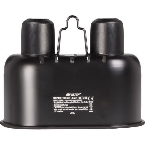 Resun Reptilien-Schwarzlampe DUO Mini - Doppellampe für Terrarien (1/5)