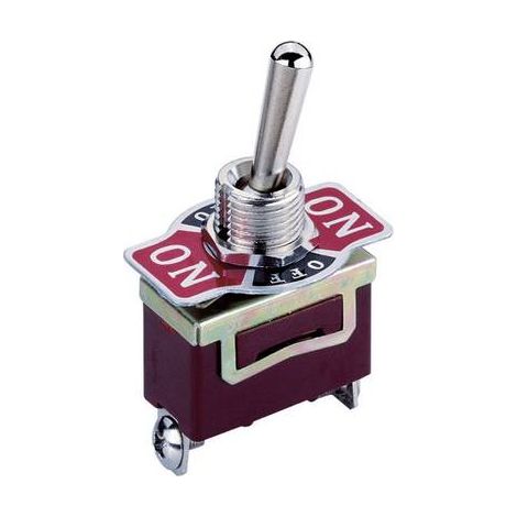 INTERRUPTEUR À LEVIER 1 X ON/OFF/ON TRU COMPONENTS KN3 701165 250 V/AC 10 A PERMANENT/0/PERMANENT 1 PC(S) (1/2)