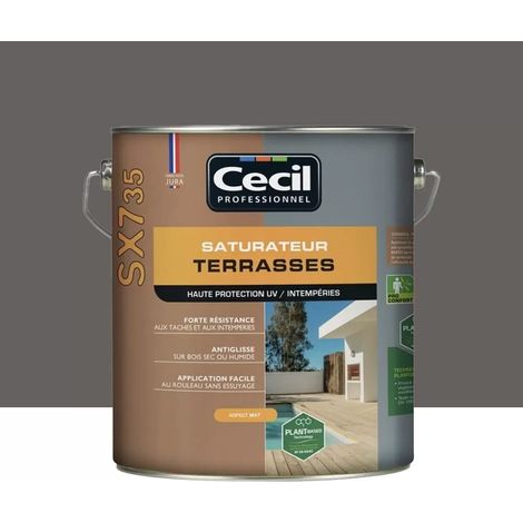 Saturateur Terrasses CECIL SX735 Cèdre gris 1 L (1/3)
