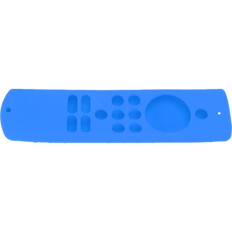 Weiche Silikon-Schutzhülle, rutschfest und stoßfest für die Fire TV Stick Lite Fernbedienung (blau), mit Handschlaufe. (1/5)