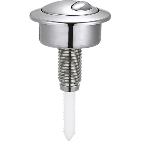 ABS Double Remplacement des bouton-bouton de toilette ABS, poussoir du de toilette pour salle bain, pièces remplacement réservoir d'installation faciles pour les systèmes à doubl (1/5)