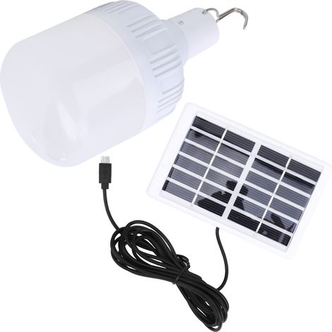 50-W-LED-Solarlampe für den Außenbereich, tragbare, wiederaufladbare Lampe für Camping und Notfallsituationen (1/5)
