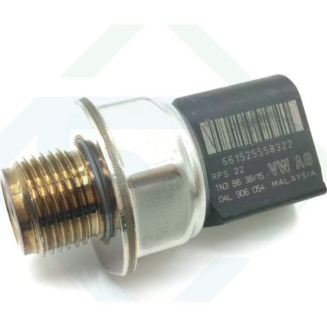 Capteur de pression de rampe d'injection 04L906054 compatible avec Volkswagen et Audi (1/4)
