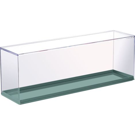 Vitrine à Jouets Transparente en Plastique Empilable, Sans Installation, pour Enfants, Bleu Paon (1/5)