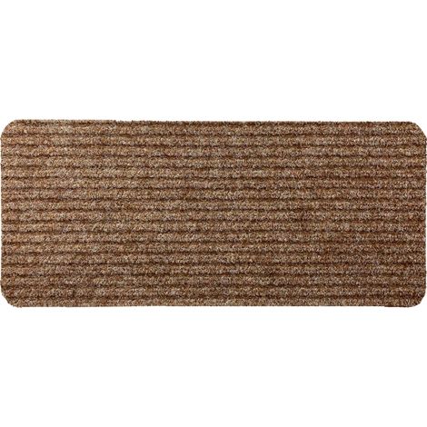 Tappeto per scale Turbo Beige - 25x60 cm - Autoadesivo - Lavabile in lavatrice