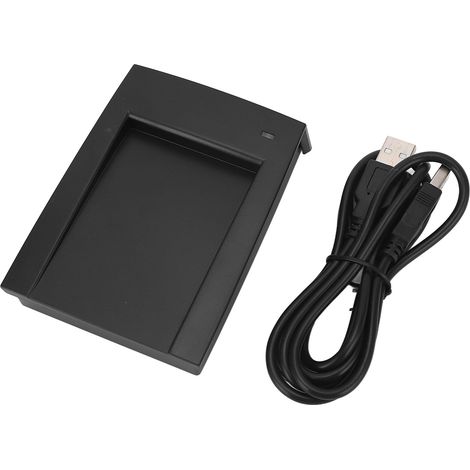 Lecteur de cartes RFID 13.56MHz USB plug-and-play sans contact - Écrivain de cartes à puce intelligentes IC (1/5)