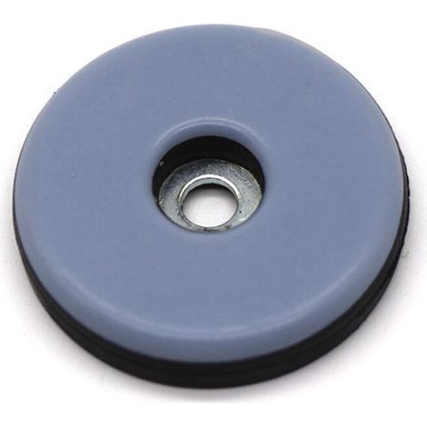 Glissières en PTFE pour meubles – Lot de 20, Ø 19 mm, rondes, avec vis incluses (1/5)