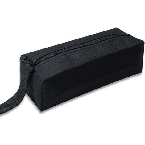 Pochette à Outils Sac à outils imperméable multifonctionnel,Petit sac à outils portable 600D Oxford tissu Sacs à outils professionnels pour électricien, charpentier, construction (Noir) (1/4)