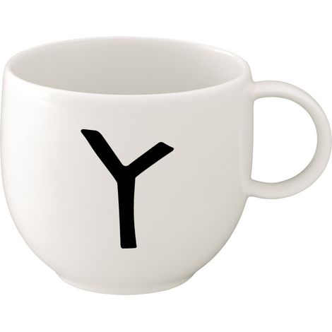Villeroy & Boch Tasse mit Y-Buchstaben