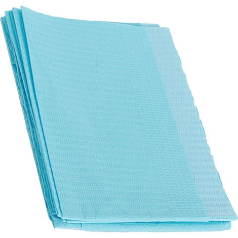 Serviettes Dentaires Jetables 125 Pièces Imperméables, Feuilles de Protection Bleues pour Soins Ongles et Beauté, Fournitures Dentaires Usage Unique (1/5)