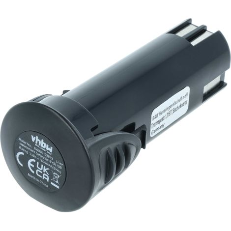vhbw Akku kompatibel mit Panasonic EY3610 LA1J, EY7410LA1C, EY7410LA2S, EY3610, EY6220NQ Elektrowerkzeug (1500 mAh, Li-Ion, 3,6 V) (1/4)