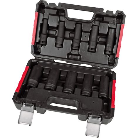 HM Müllner Kraft-Steckschlüsseleinsatz-Set - T23A-P - 10-tlg. - 1/2“ - 78mm lang