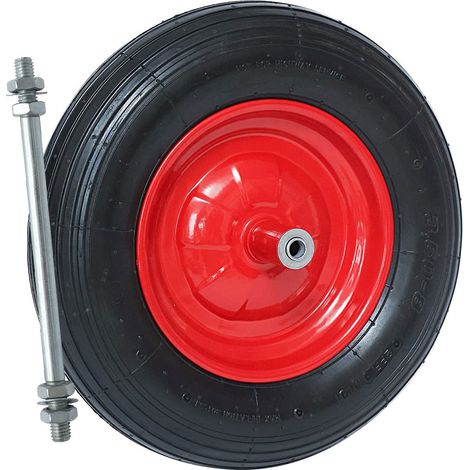 Ruota Pneumatica per Carriola 38cm Gomma 3.50-8 Modello Vespa Peso Massimo 180kg