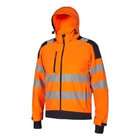 U-Power Giacca Softshell alta visibilità Wonder WHL384OF - 3XL (1/2)