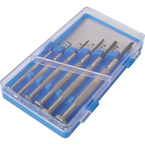 Tournevis précision 6 pièces coffret rangement