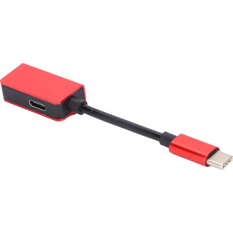 TGVI Typ-C-Audioadapter, 2-in-1 Typ-C-Audiosplitter, USB-C-auf-Kopfhöreranschluss-Adapter und 3,5-mm-Ladegerät (1/5)