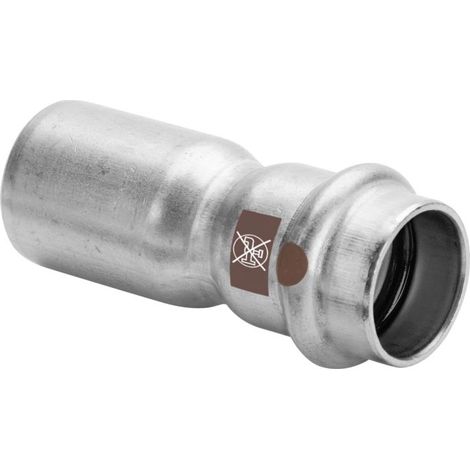 Viega Réduction Temponox 809461 54 x 22 mm, acier, inoxydable, bout uni, SC-Contur