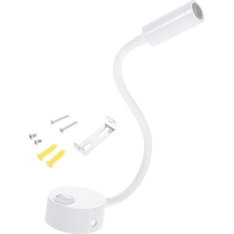 Lampe de lecture 3 W LED pour lire, éclairage flexible à fixer (1/5)