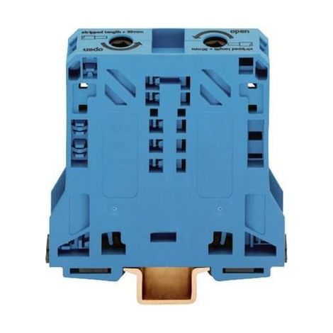 Wago 285-154 giunto passante blu 2 poli 150A