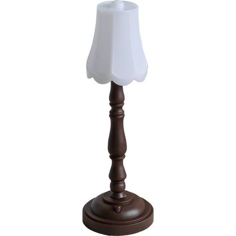 Veilleuse rétro, petite lampe de table de protection des yeux de chevet de chambre à coucher de dortoir, mini ornements créatifs de lampe de style européen (1/4)