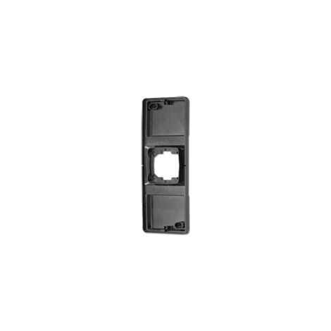 Jung Piastra di supporto per bilanciere a superficie ampia 1 posto, Serie LS, nero ES 2993 HP