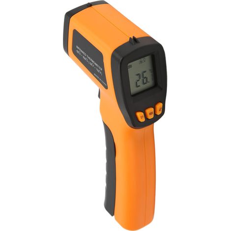 Thermomètre infrarouge numérique 420E sans contact, mesure de température précise, outil portatif à haute précision (1/5)