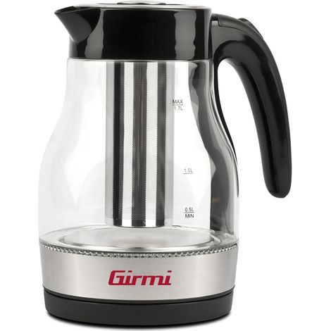 Girmi BL51 Wasserkocher 1,7 l 2200 W Schwarz, Edelstahl, Transparent (1/4)