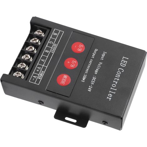 Contrôleur LED RGB sans fil haute puissance, boîtier en fer, 15 modes, contrôleur de lumière colorée pour KTV, hôtel et maison (1/5)
