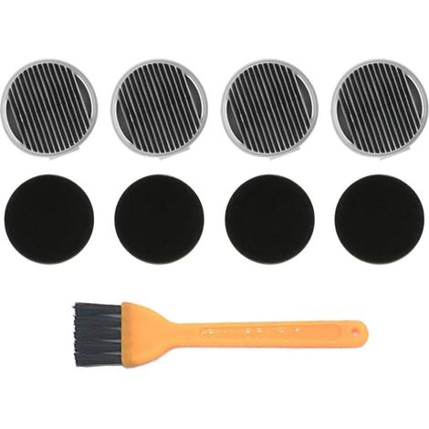 Ensemble de filtres HEPA pour Xiaomi, filtres HEPA de rechange efficaces pour aspirateur à main Xiaomi sans fil F8, avec brosse de nettoyage universelle (1/4)